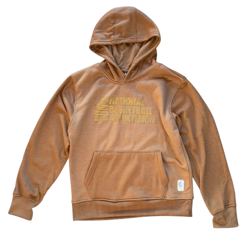 NBA Golden Brown Youth NBA Logo Hoodie 10-12